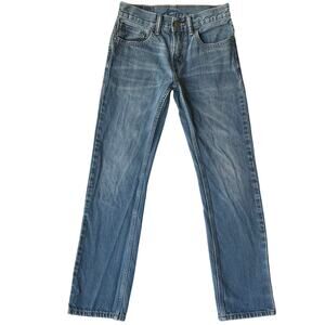 Levi’s Women Waxed Denim Straight Leg Jeans size 4 US, Blue